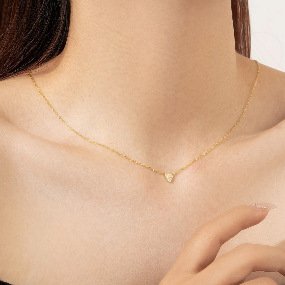 Vv- American Dream Collection: Ellis Island Legacy S925 Sterling Silver Diamond Heart Pendant, Forever Love's Journey - vannveld