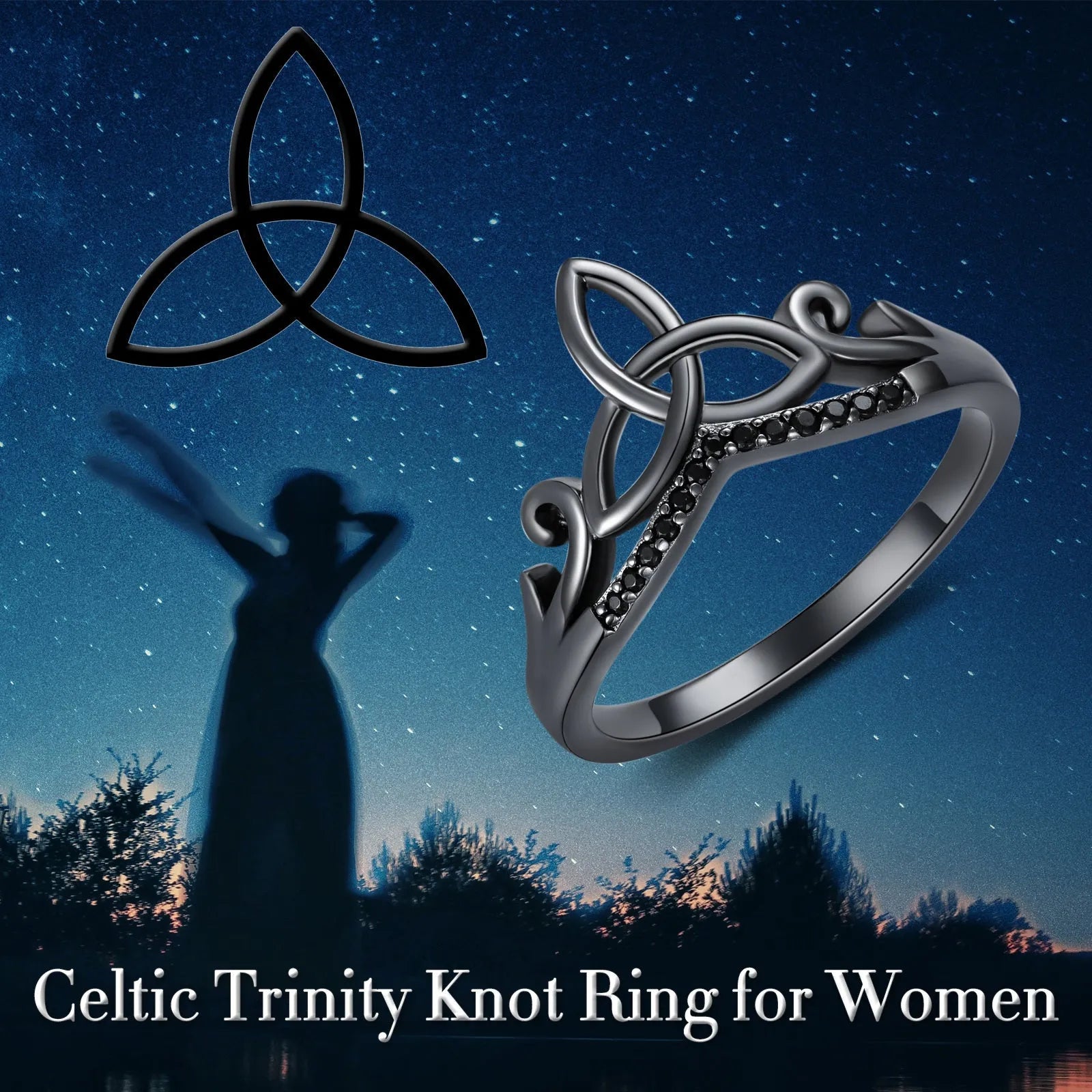 Vv- American Foundations Collection: Forged in Revolution - Sterling Silver Irish Immigrant Ring Echoes Liberty's Call - vannveld