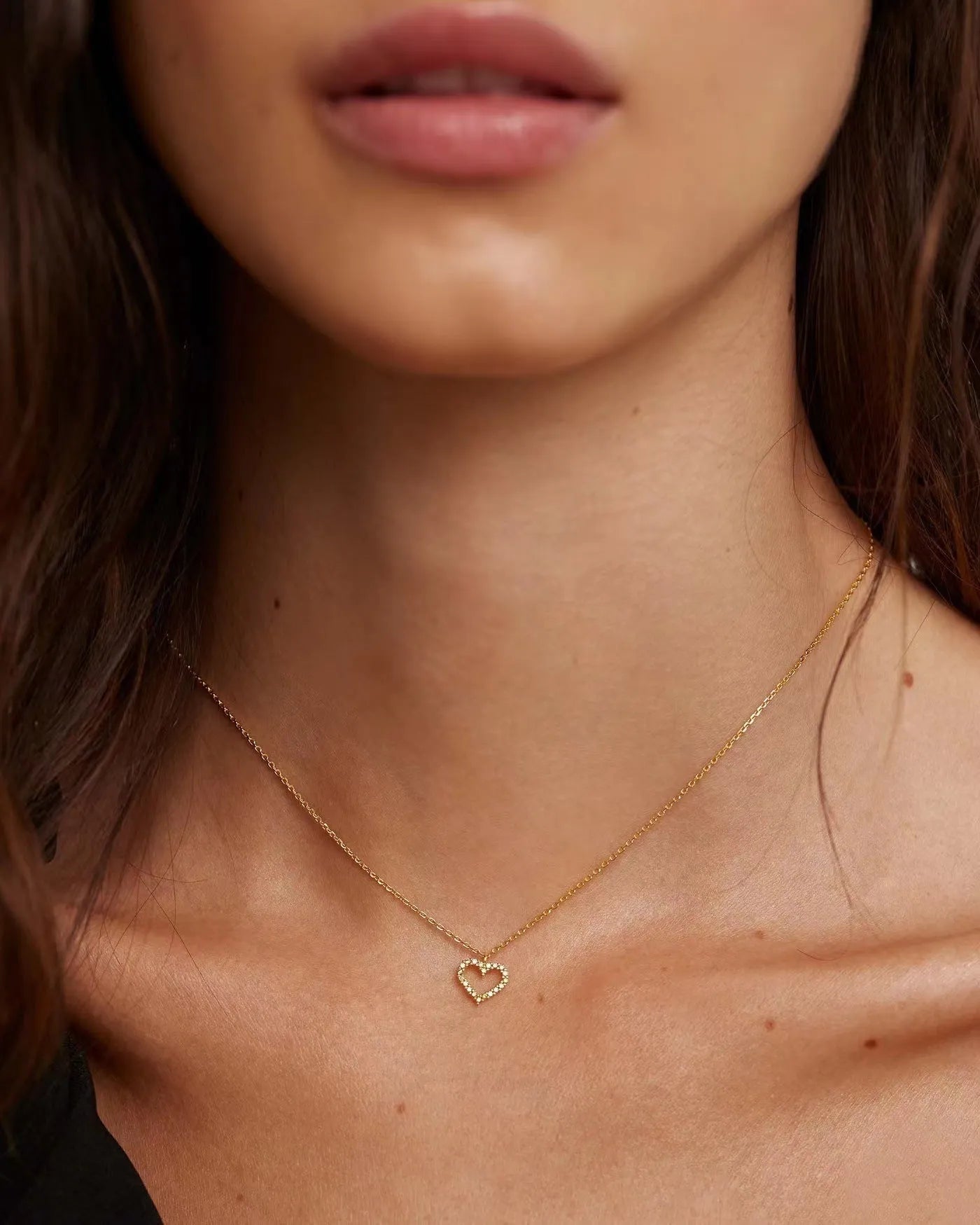 Vv- American Frontier and Old West Collection: Gold Rush Diamond Heart Necklace from Frontier Jewelers Guild - vannveld