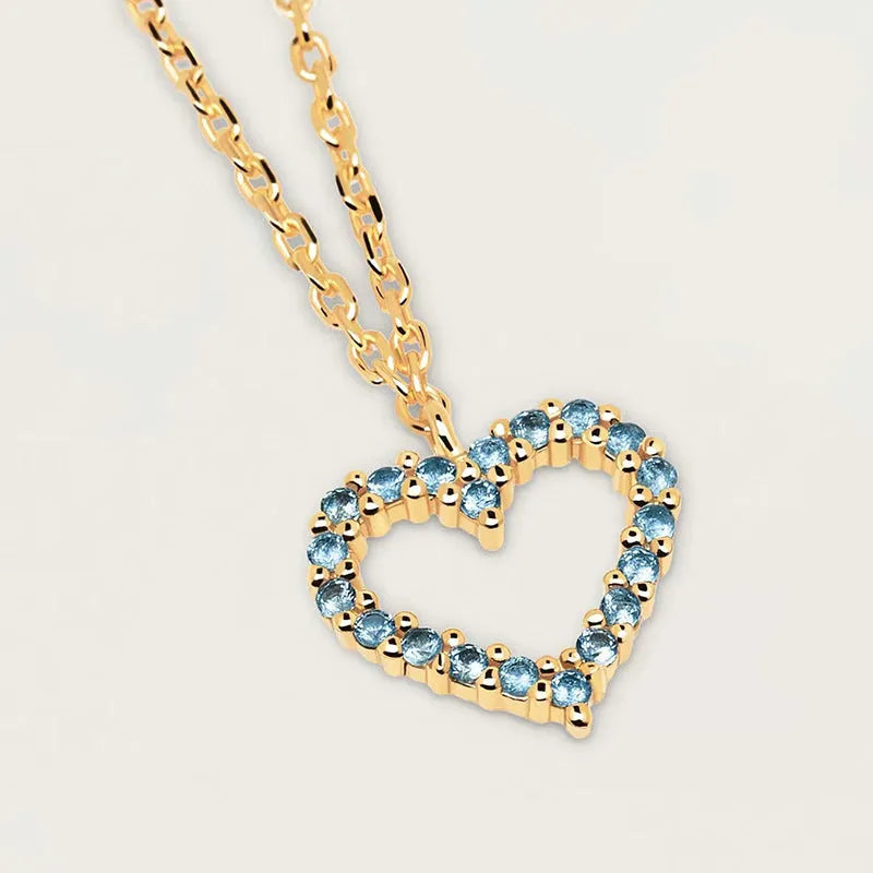 Vv- American Frontier and Old West Collection: Gold Rush Diamond Heart Necklace from Frontier Jewelers Guild - vannveld