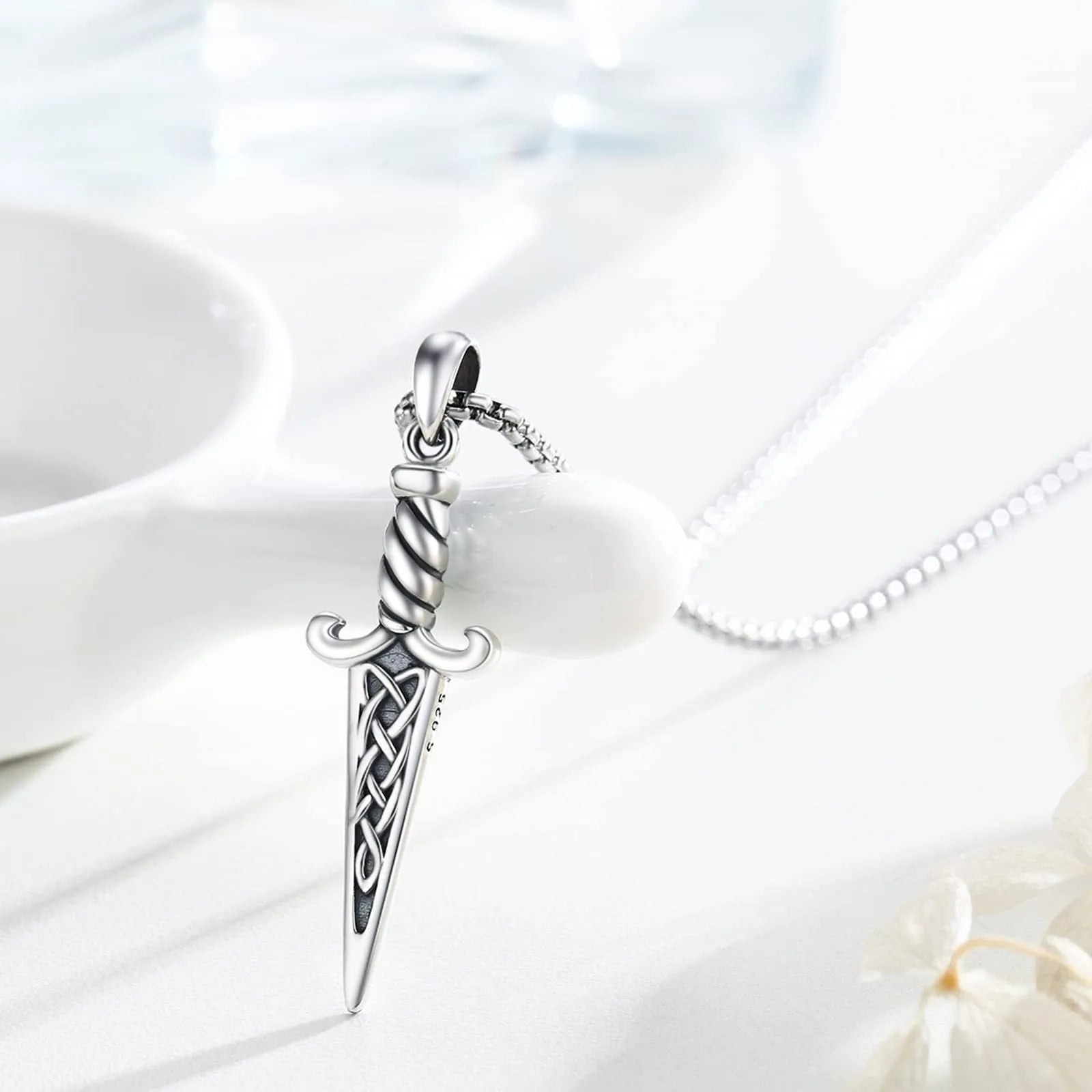 Vv- American Industrial Revolution Collection: Forging Progress Pendant - Silver Necklace - vannveld