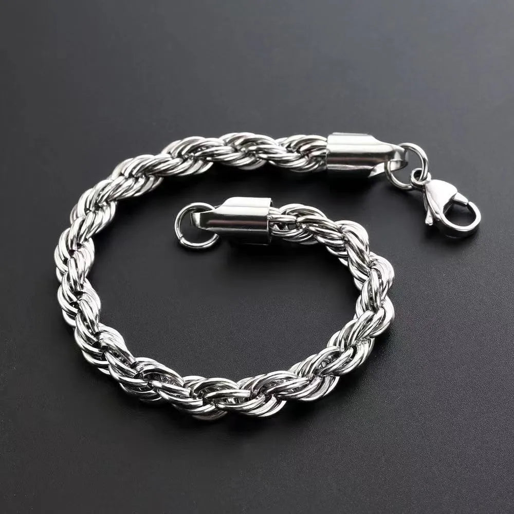 Vv- Birth of The National Anthem Collection: Fort McHenry's Unwavering Spirit Premium Titanium Steel Twist Defence Bracelet - vannveld