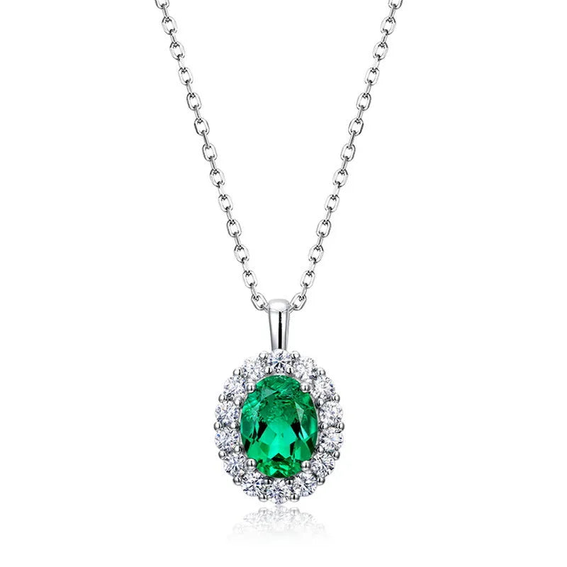 Vv- Founding Fathers Collection: Colonial Diplomatic Heritage Sterling Silver Emerald Presidential Court Pendant - vannveld
