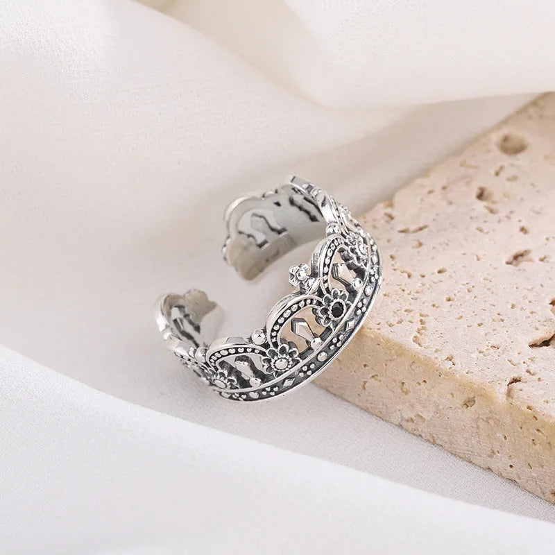 Vv- Founding Fathers Collection: Majestic Sterling Silver Ring - Embody the Spirit of Liberty - vannveld