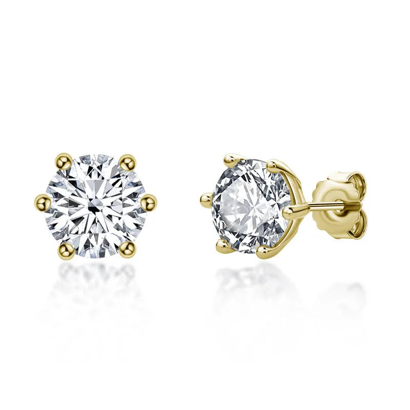 Vv- Heritage and Honor Collection: 1893 Meteor Crater Discovery Celestial Brilliance Moissanite Drop Earrings - vannveld