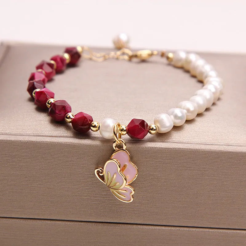 Vv- Immigration to the United States in 1800s: European Heritage Preserved Through Traditional Tigereye Pearl Braided Artistry - vannveld