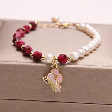 Vv- Immigration to the United States in 1800s: European Heritage Preserved Through Traditional Tigereye Pearl Braided Artistry - vannveld