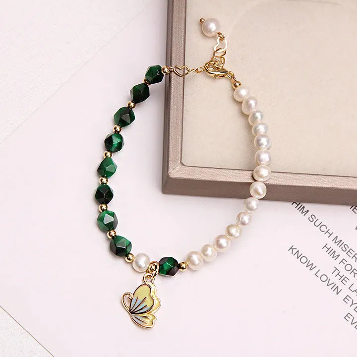 Vv- Immigration to the United States in 1800s: European Heritage Preserved Through Traditional Tigereye Pearl Braided Artistry - vannveld