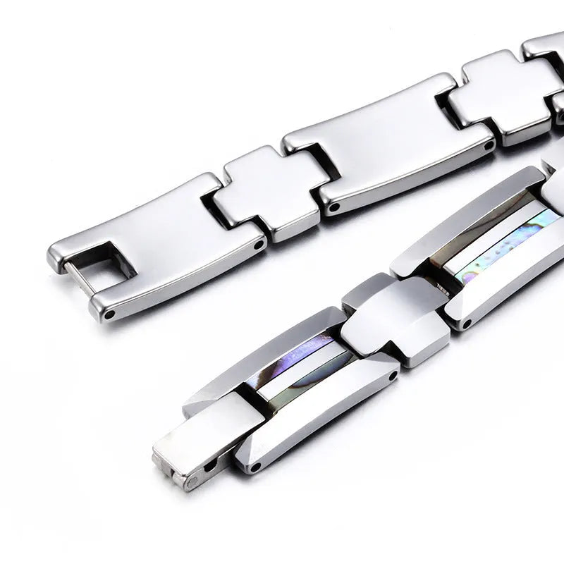 Vv- Information Age Collection: Silicon Valley Elite's Titanium Smart Band, Digital Era Precision - vannveld