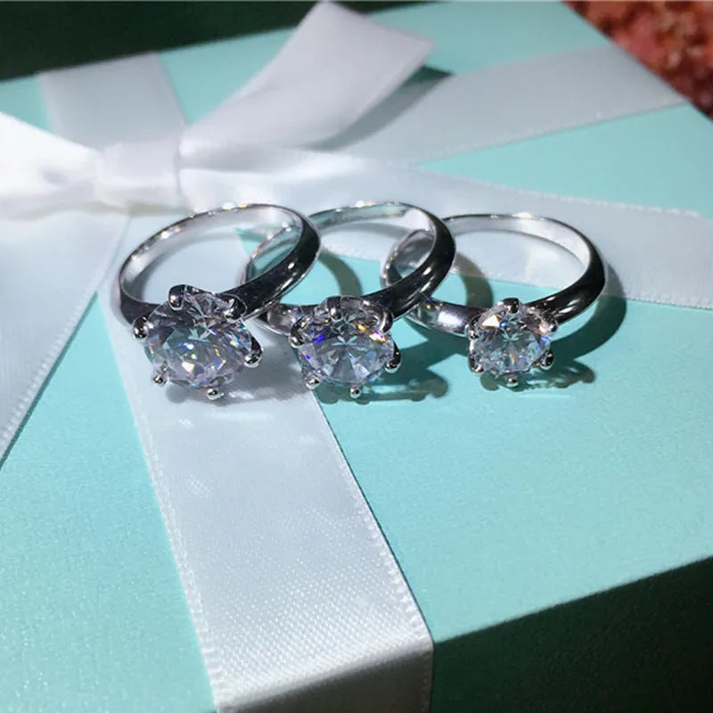 Vv- Space Age Collection: Glenn's 1962 Cosmic Fireflies Inspire S925 Celestial Solitaire Diamond Ring - vannveld