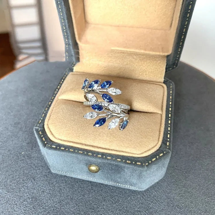 Vv- The American Diamond Collection - Colonial Sterling Silver Lab Diamond Ring - vannveld