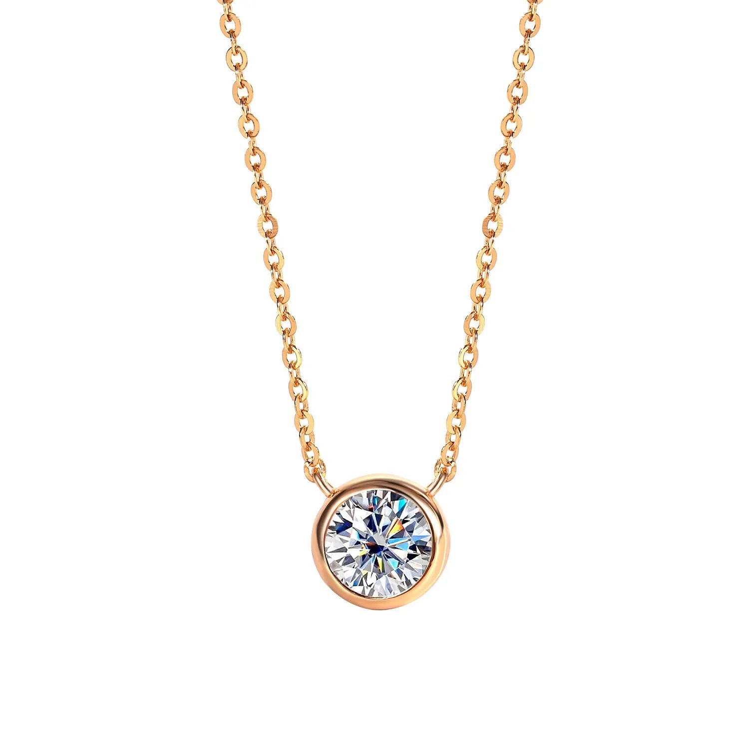 Vv- The Stellar Legacy Collection - 1893 Nobel Laureate's Space-Born Moissanite Necklace: Celestial Brilliance Perfected - vannveld