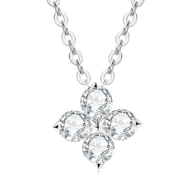 Vv- The Stellar Legacy Collection - Moissanite: 1893 Cosmic Discovery Necklace, Radiating Celestial Fire Beyond Diamonds - vannveld