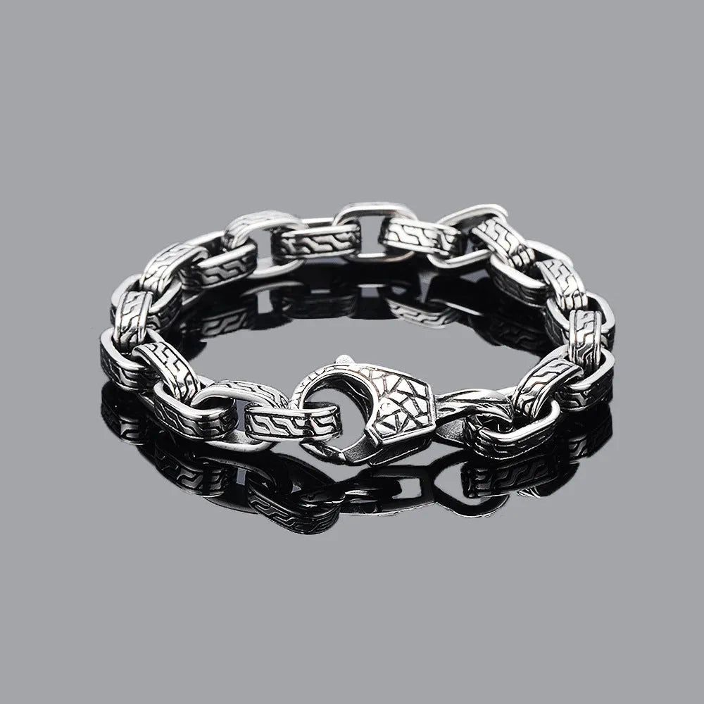 Vv- Union and Emancipation Collection: Freedom's Forge Men's Titanium Steel Bracelet - vannveld