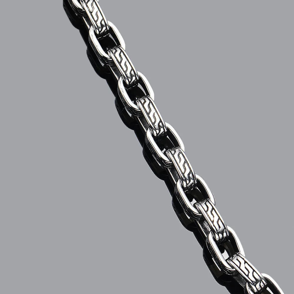Vv- Union and Emancipation Collection: Freedom's Forge Men's Titanium Steel Bracelet - vannveld