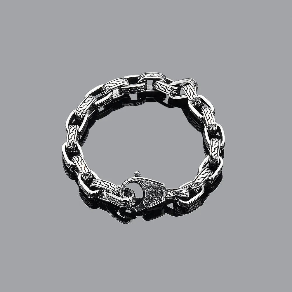 Vv- Union and Emancipation Collection: Freedom's Forge Men's Titanium Steel Bracelet - vannveld
