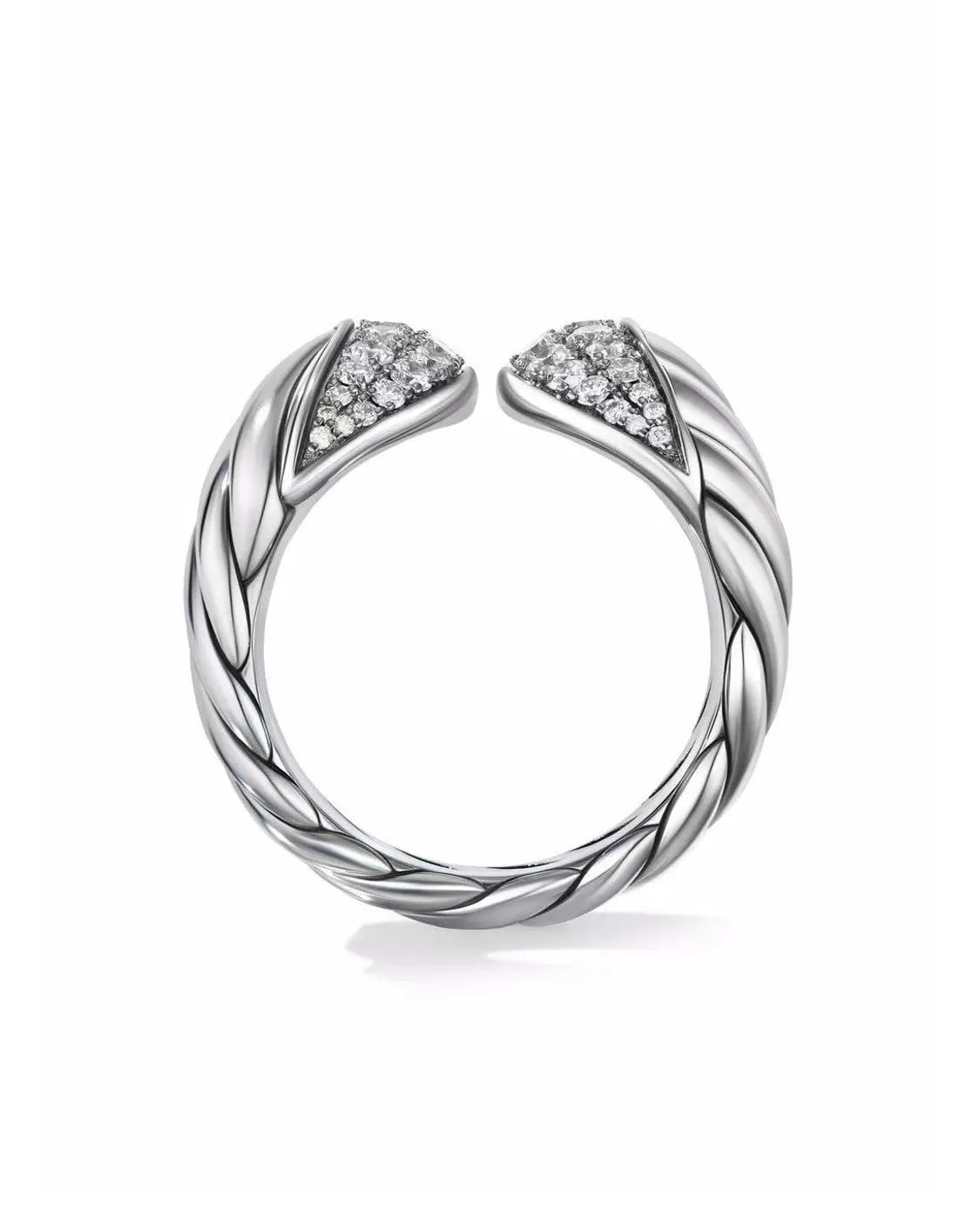 Vv- American Dream Collection: Native Spirit Double-Headed Snake Sterling Silver Ring, Embracing Ancient Wisdom - vannveld