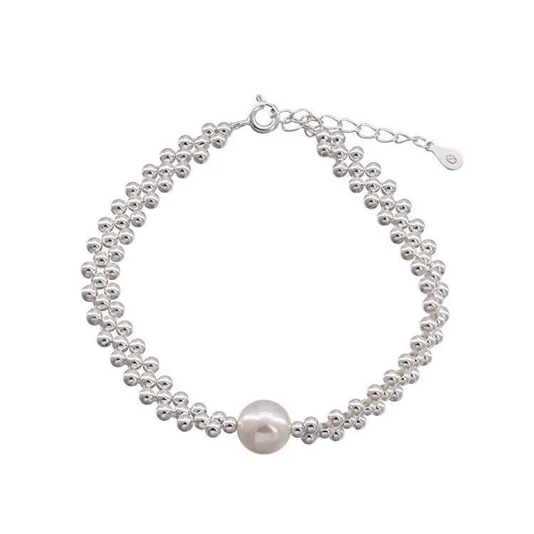 Vv- American Foundations Collection: Liberty's Radiance Pearl Bracelet for Women - vannveld