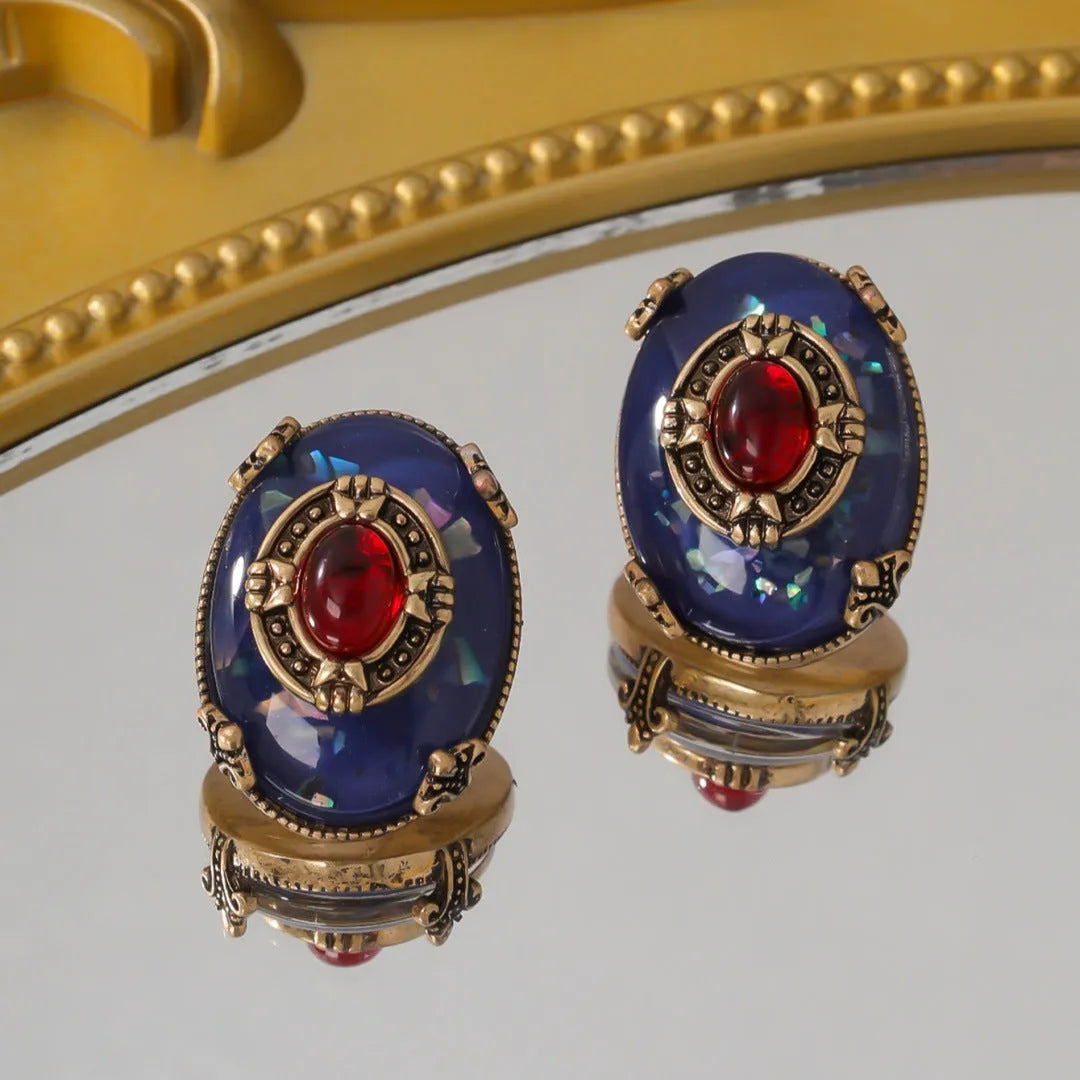Vv- American Foundations Collection: Liberty's Spirit Beacon: Gold Ring and Ear Studs - vannveld