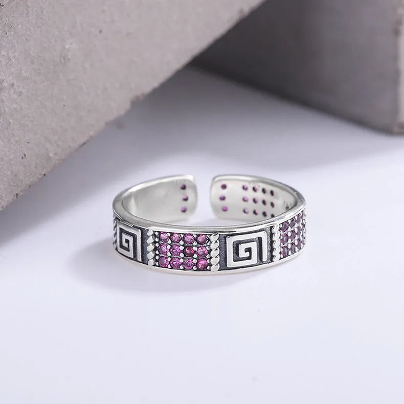 Vv- American Foundations Collection: Liberty's Valor Sterling Silver Ring - vannveld