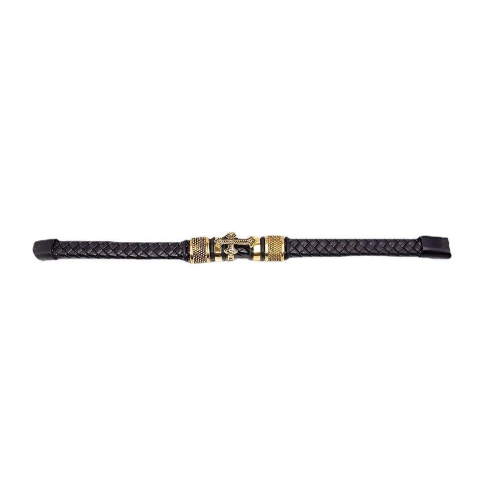Vv- American Foundations Collection: Revolutionary Spirit Men's Woven Bracelet - Liberty's Thread In God We Trust - vannveld