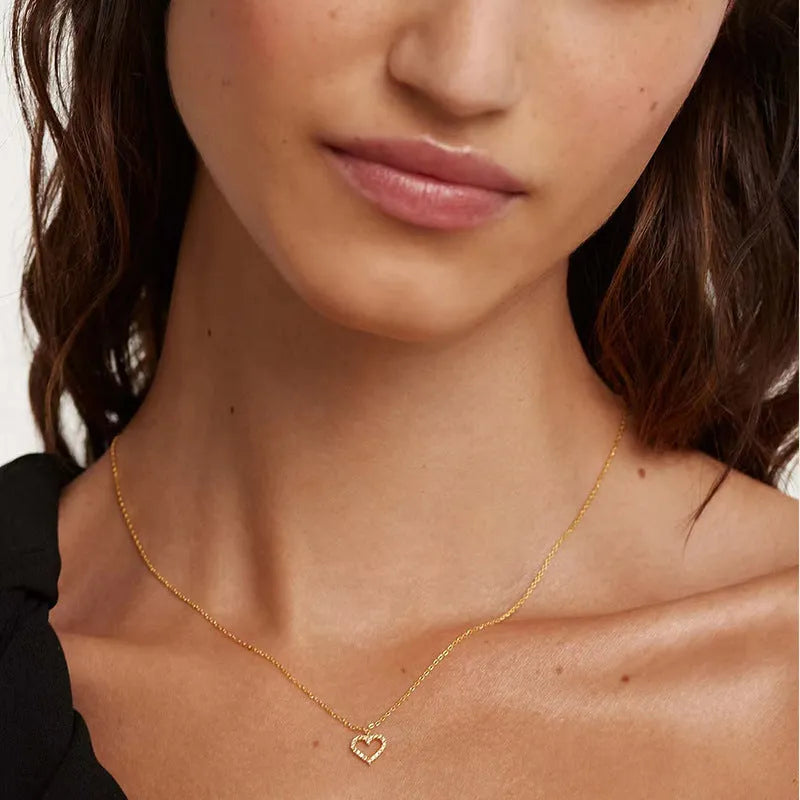 Vv- American Frontier and Old West Collection: Gold Rush Diamond Heart Necklace from Frontier Jewelers Guild - vannveld