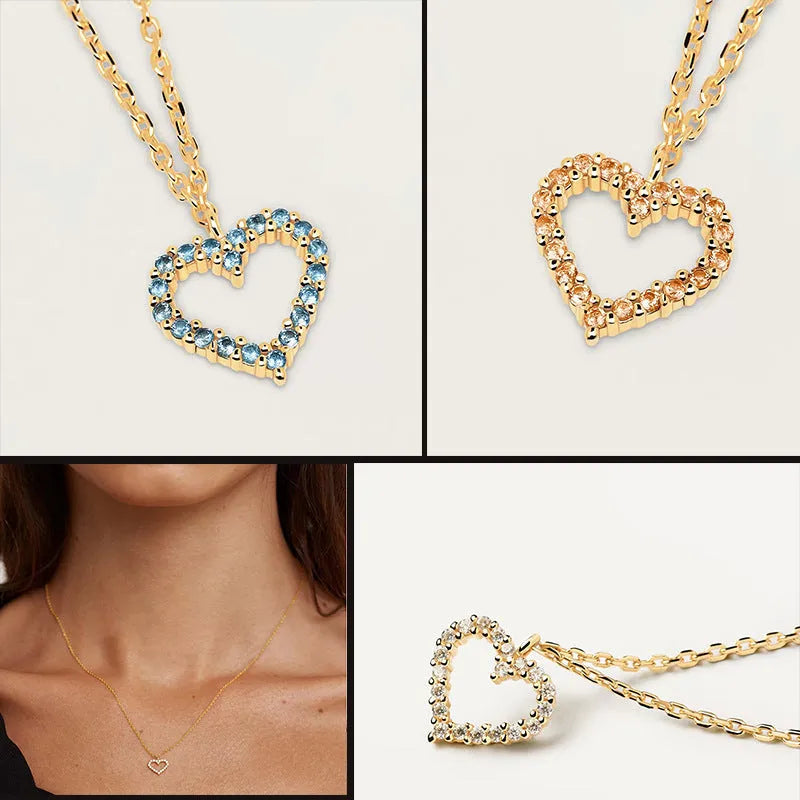 Vv- American Frontier and Old West Collection: Gold Rush Diamond Heart Necklace from Frontier Jewelers Guild - vannveld