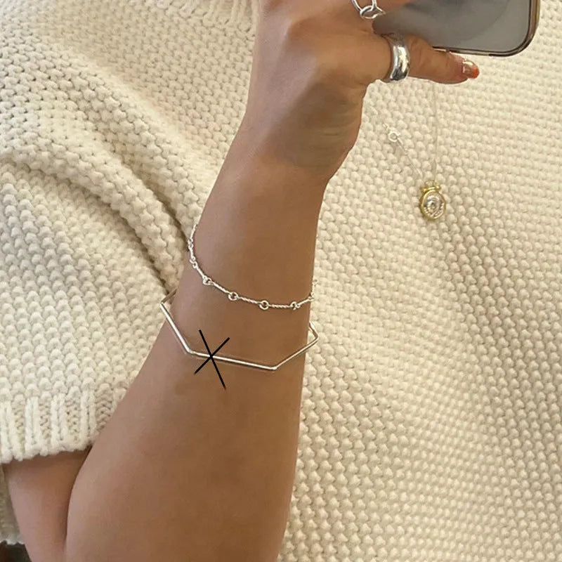 Vv- American Frontier and Old West Collection Sterling Silver Comstock Lode Heritage Chain Necklace - vannveld