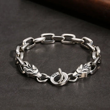Vv- Birth of The National Anthem Collection: Fort McHenry's Dawn Wolf Personalized Sterling Silver Keel Bracelet - vannveld
