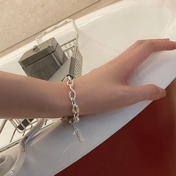 Vv- Birth of The National Anthem Collection: Fort McHenry's Enduring Spirit S925 Sterling Silver Chain Bracelet - vannveld