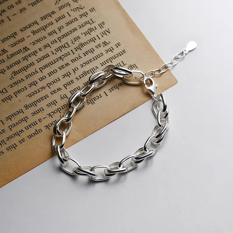 Vv- Birth of The National Anthem Collection: Fort McHenry's Enduring Spirit S925 Sterling Silver Chain Bracelet - vannveld