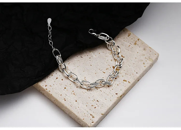Vv- Birth of The National Anthem Collection: Fort McHenry's Enduring Spirit S925 Sterling Silver Chain Bracelet - vannveld