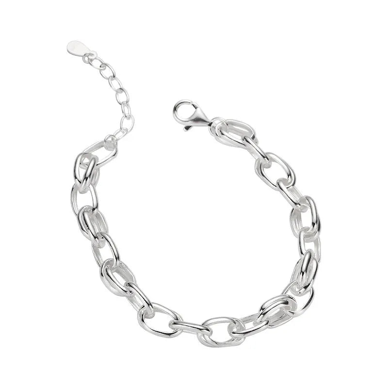 Vv- Birth of The National Anthem Collection: Fort McHenry's Enduring Spirit S925 Sterling Silver Chain Bracelet - vannveld