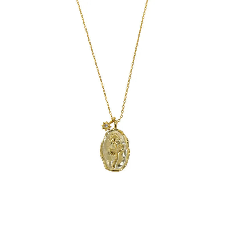 Vv- Birth of The National Anthem Collection: Victorious Dawn Geometric Rose Pendant - vannveld