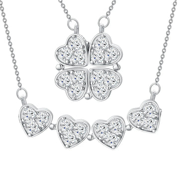Vv- Founding Fathers Collection: Liberty's Heartbeat - Clover Charm Necklace Echoing Revolutionary Spirit - vannveld
