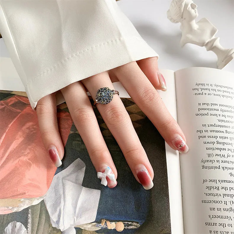 Vv- Founding Fathers Collection: Timeless Liberty's Gleam - Silver Stars Ring - vannveld