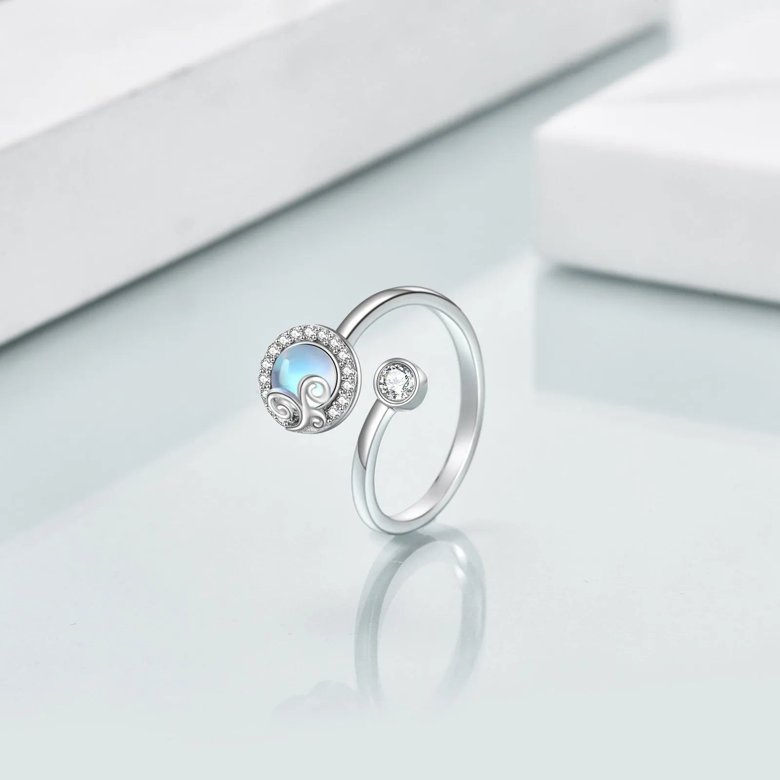 Vv- Founding Fathers Collection: Timeless Liberty Spinner Rings, Echoing Revolutionary Ideals in Sterling Silver - vannveld