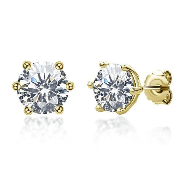 Vv- Heritage and Honor Collection: 1893 Meteor Crater Discovery Celestial Brilliance Moissanite Drop Earrings - vannveld