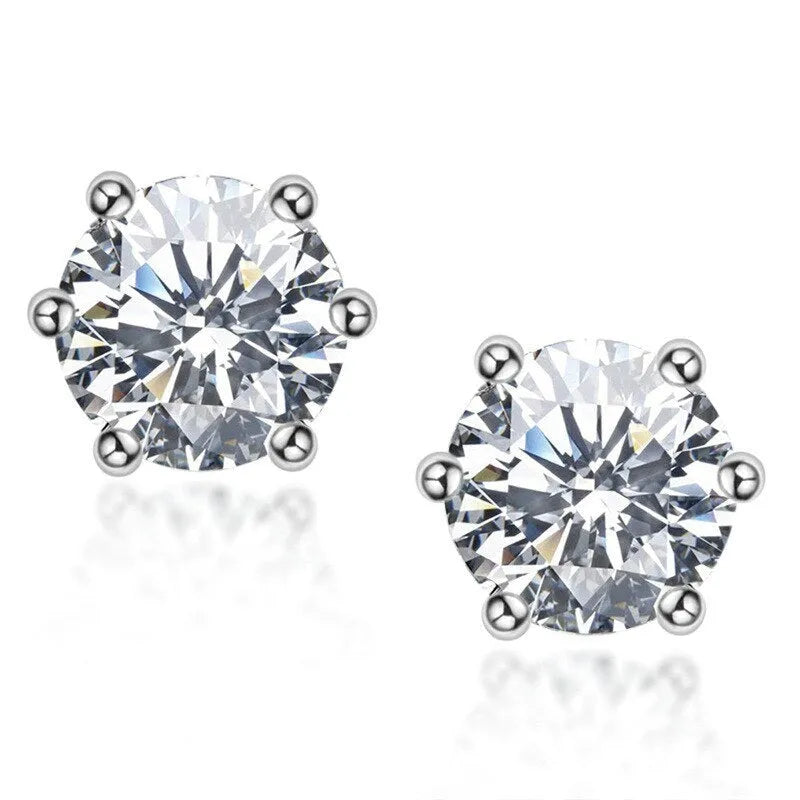 Vv- Heritage and Honor Collection: 1893 Meteor Crater Discovery Celestial Brilliance Moissanite Drop Earrings - vannveld