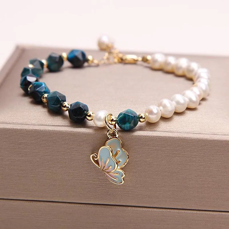 Vv- Immigration to the United States in 1800s: European Heritage Preserved Through Traditional Tigereye Pearl Braided Artistry - vannveld