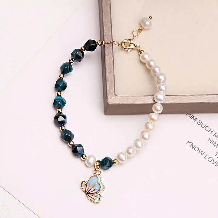 Vv- Immigration to the United States in 1800s: European Heritage Preserved Through Traditional Tigereye Pearl Braided Artistry - vannveld