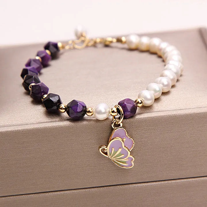 Vv- Immigration to the United States in 1800s: European Heritage Preserved Through Traditional Tigereye Pearl Braided Artistry - vannveld