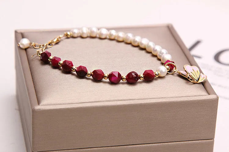 Vv- Immigration to the United States in 1800s: European Heritage Preserved Through Traditional Tigereye Pearl Braided Artistry - vannveld