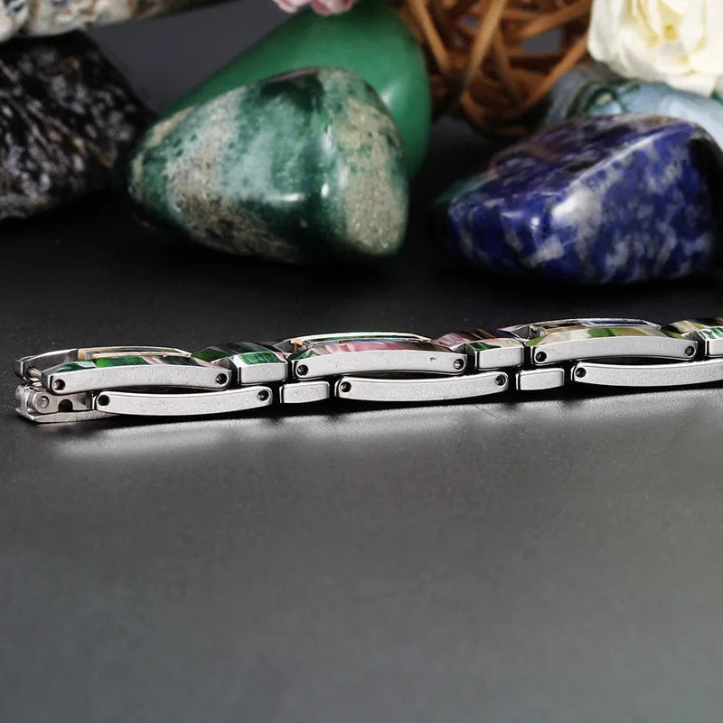 Vv- Information Age Collection: Silicon Valley Elite's Titanium Smart Band, Digital Era Precision - vannveld