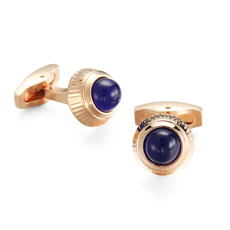 Vv- Modern Era Collection: Digital Age Precision Cartier-Like Cufflinks, Crystalline Two-Tone Luxury Fusion - vannveld