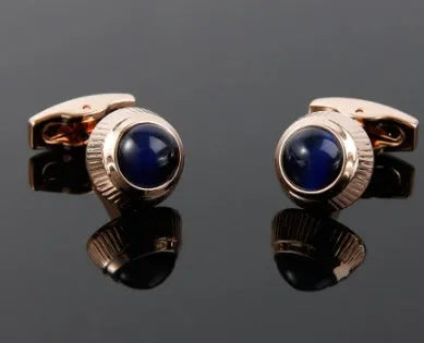 Vv- Modern Era Collection: Digital Age Precision Cartier-Like Cufflinks, Crystalline Two-Tone Luxury Fusion - vannveld