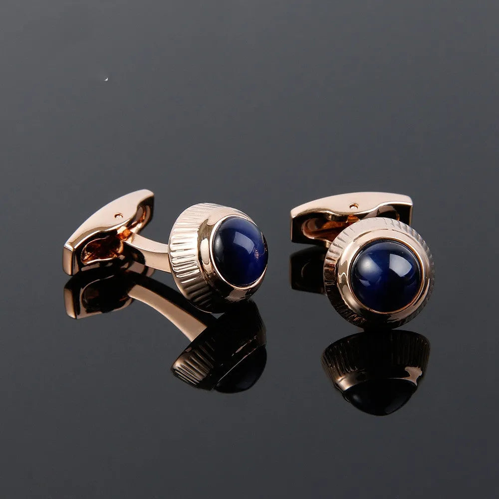 Vv- Modern Era Collection: Digital Age Precision Cartier-Like Cufflinks, Crystalline Two-Tone Luxury Fusion - vannveld