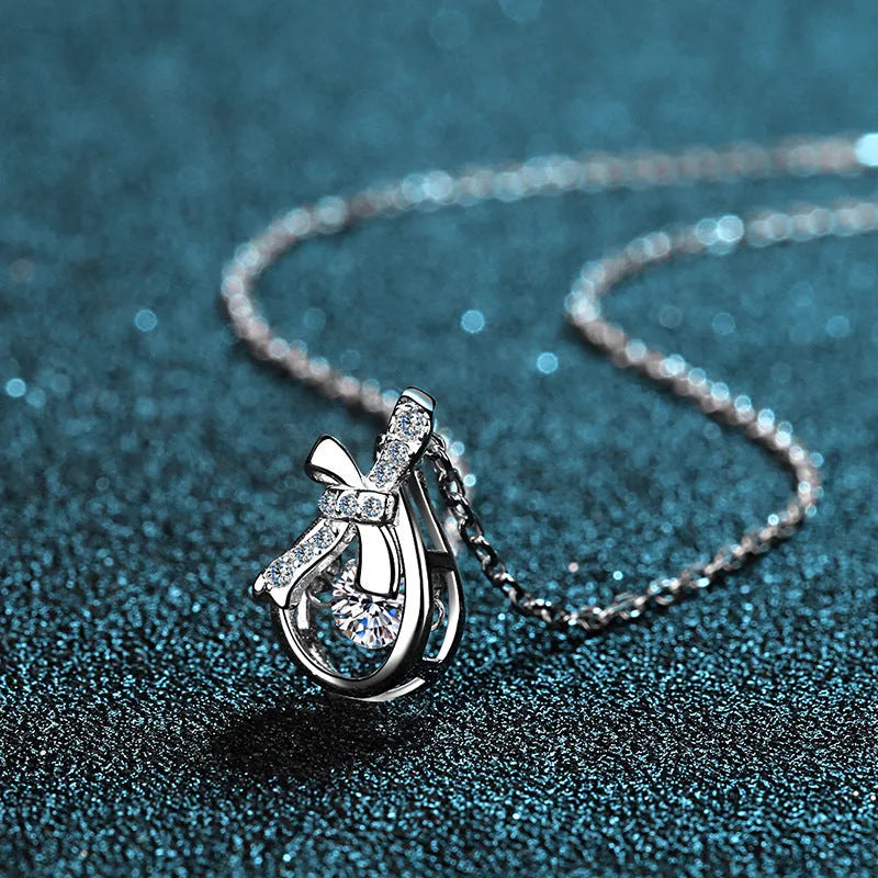 Vv- Modern Era Collection: Digital Age Sterling Silver (S925), Moissanite (30 points) Smart-Tech Pendant, Innovation Reimagined - vannveld