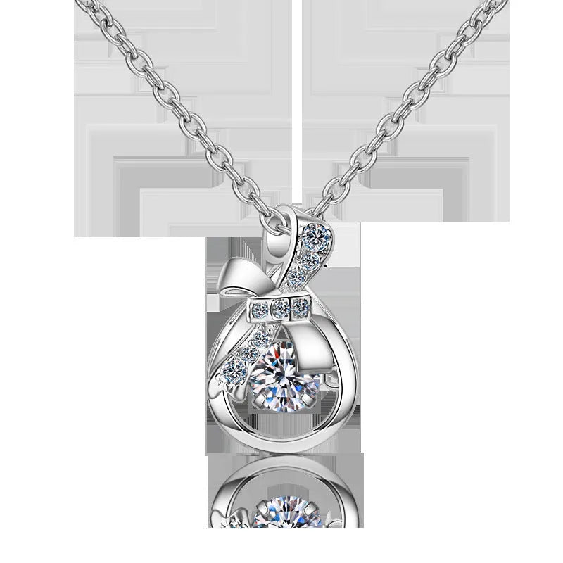 Vv- Modern Era Collection: Digital Age Sterling Silver (S925), Moissanite (30 points) Smart-Tech Pendant, Innovation Reimagined - vannveld