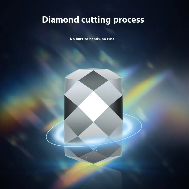 Vv- Modern Era Collection: Shattered Glass Resilience - Elastic Rope Bracelet with Tungsten Steel - vannveld